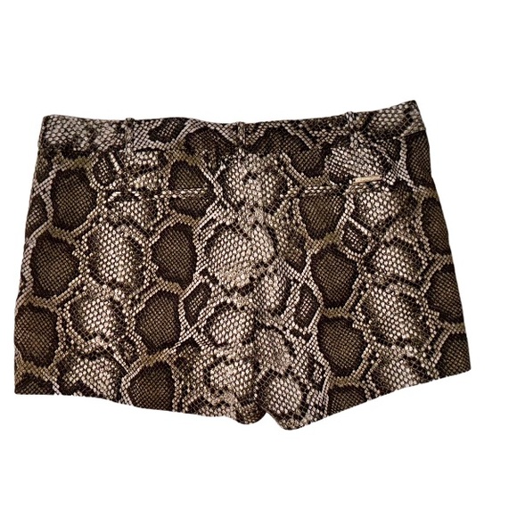 MICHAEL KORS snakeskin print shorts women’s size 10 medium - chino style - Picture 9 of 13